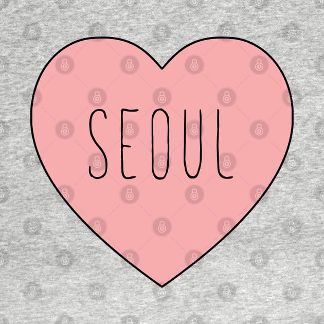 I Love Seoul Heart by thepinecones